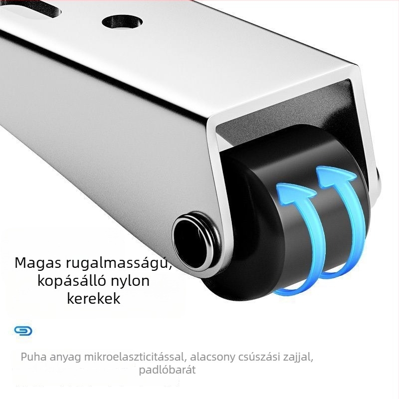 Csúszó ajtó vezető görgő alsó támasz, rozsdamentes acélból, modern minimalist stílus