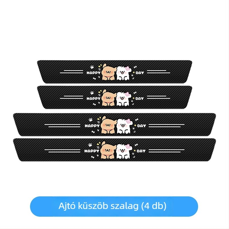 Szénszálas autó küszöbvédő - univerzális küszöbvédő, modell: szénszálas küszöb, anyag: szénszálas, testreszabás elérhető