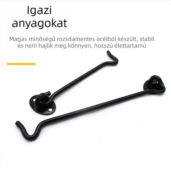 Ajtó- és ablakkampó – rozsdamentes acél, modern minimalista stílus, bútorokhoz és otthoni dekorációhoz