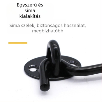Ajtó- és ablakkampó – rozsdamentes acél, modern minimalista stílus, bútorokhoz és otthoni dekorációhoz