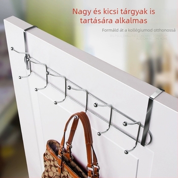 Márka: Other; Anyag: Rozsdamentes acél; Nem importált; Hatsoros kampós akasztó ajtókhoz, szekrényekhez és ablakokhoz