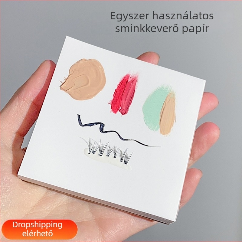 MUTINCT Egyszer használatos alapozó színtesztelő lapok, 120 lap, Kína