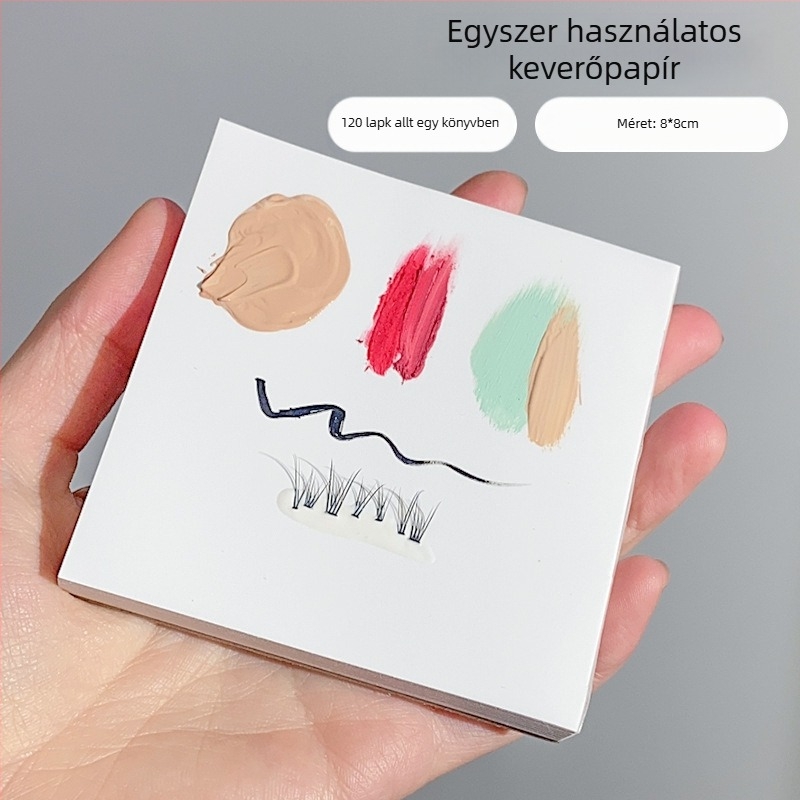 MUTINCT Egyszer használatos alapozó színtesztelő lapok, 120 lap, Kína