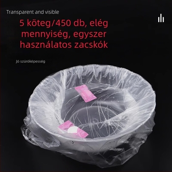 Egyszer használatos mosdómedence zacskó kozmetikai szalonok számára, átlátszó és szakadásálló, 450 db/csomag, Yin Color márka