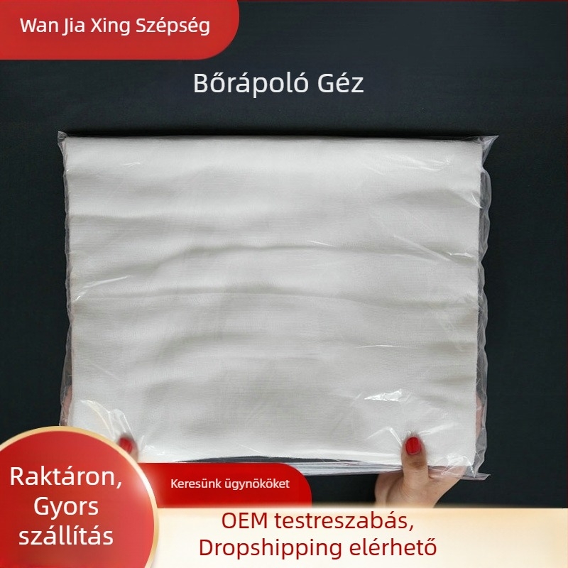 Bőrápolási géz maszk, egyszer használatos kozmetikai szalonok számára, 100 darab/csomag, márka Wanjia Embroidery