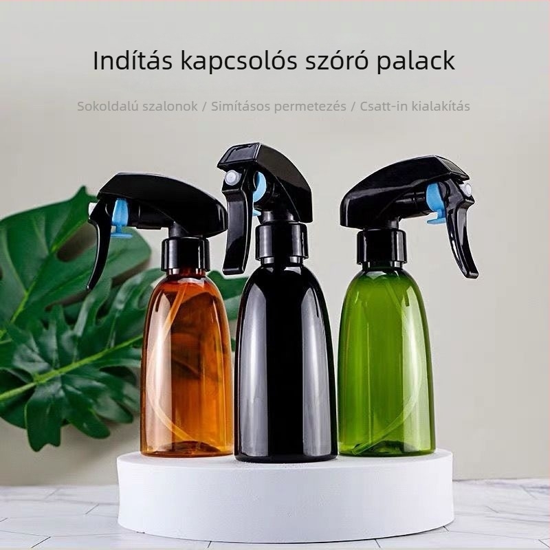 Fodrász spray palack acélgolyóval – Xingling, 1 db, fodrászszalonhoz