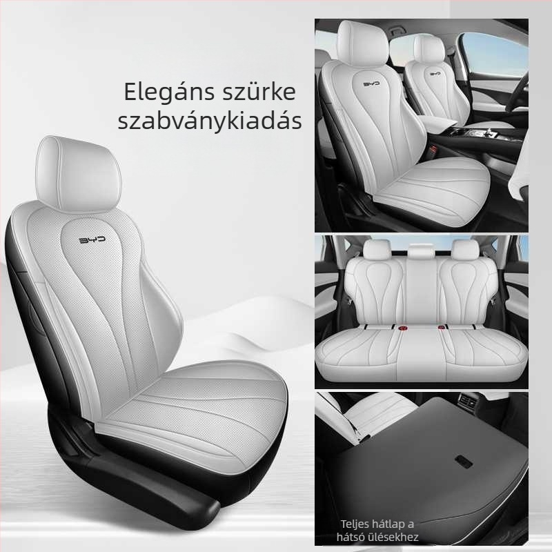 Bőr ülésvédő, teljesen zárt, négyévszakos légáteresztő, testre szabható