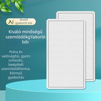 Szemöldök-tetoválás gyakorló bőr – műbőr, félpermanens edzés kezdőknek