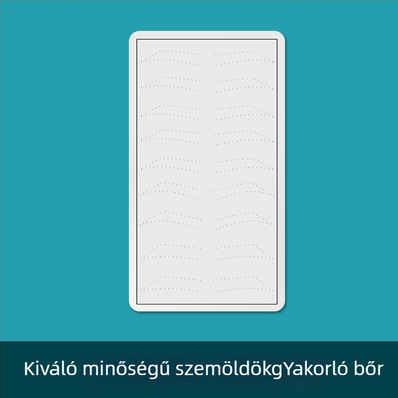Szemöldök-tetoválás gyakorló bőr – műbőr, félpermanens edzés kezdőknek