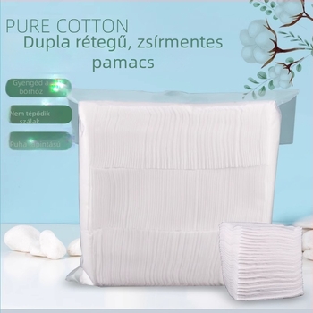 Dupla rétegű, vastag pamutlap sminklemosáshoz, márka Yin color, 1 csomag