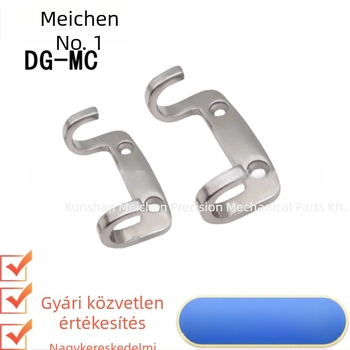 HFZ27-65/80 Rozsdamentes acél dupla horog | Tükörfényű felület, fürdőszoba, szekrények és garderobák számára | Meichen