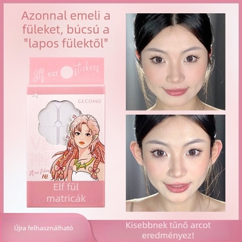 Gecomo Elf Fül Sávok – Vízálló, Láthatatlan Támogatás és Kozmetikai Eszköz a Sminkeléshez