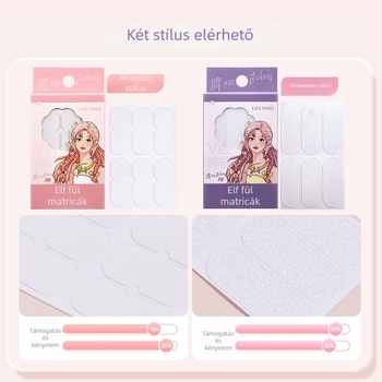 Gecomo Elf Fül Sávok – Vízálló, Láthatatlan Támogatás és Kozmetikai Eszköz a Sminkeléshez