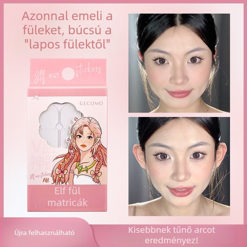 Gecomo Elf Fül Sávok – Vízálló, Láthatatlan Támogatás és Kozmetikai Eszköz a Sminkeléshez