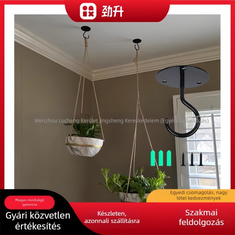 GG8012 Vasból készült mennyezet- és falifogas, erkély virágtartó kosárhoz és ruhákhoz | JS | Stílus: Modern minimalistizmus, könnyű lux