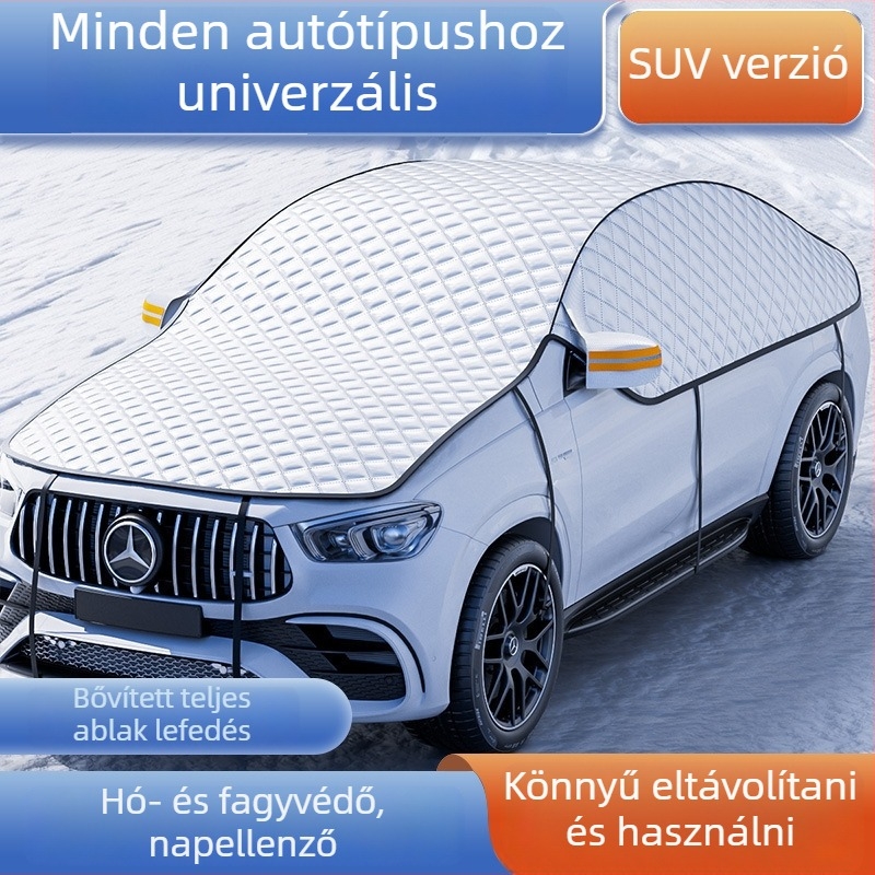 Bymaocar Előszélvédő hóvédő – alumíniumfilm, univerzális, snap-in telepítés