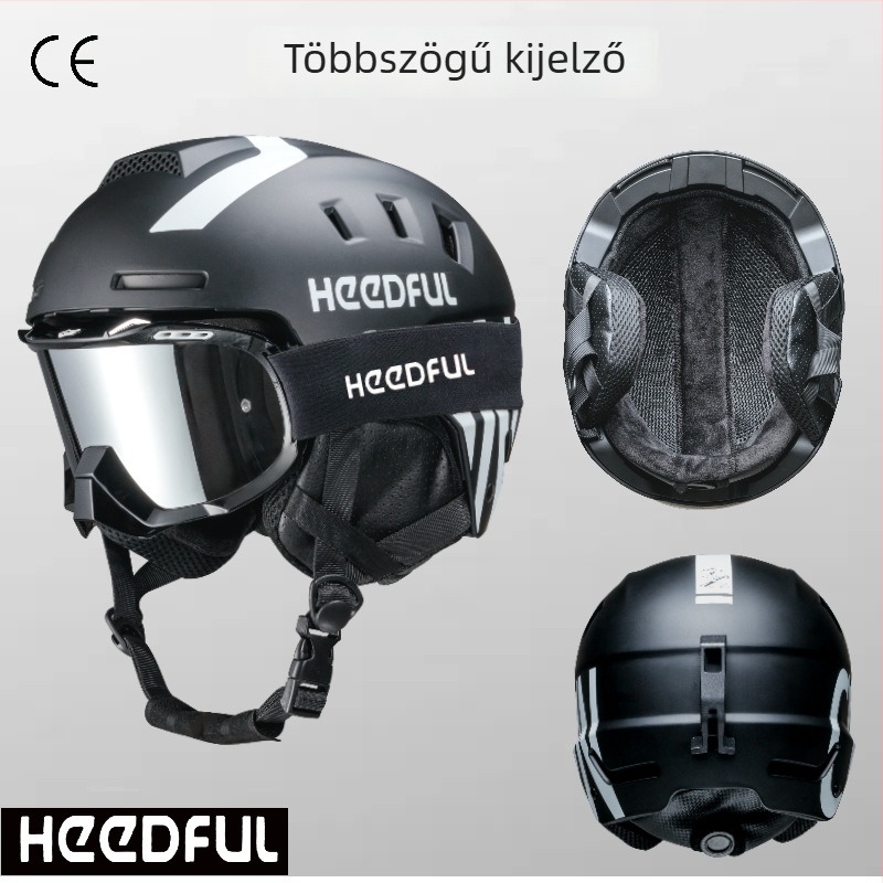 Profesionális sí sisak — ABS anyag, Knight védőfelszerelés, uniszex, alkalmas síeléshez, Márka Neutral