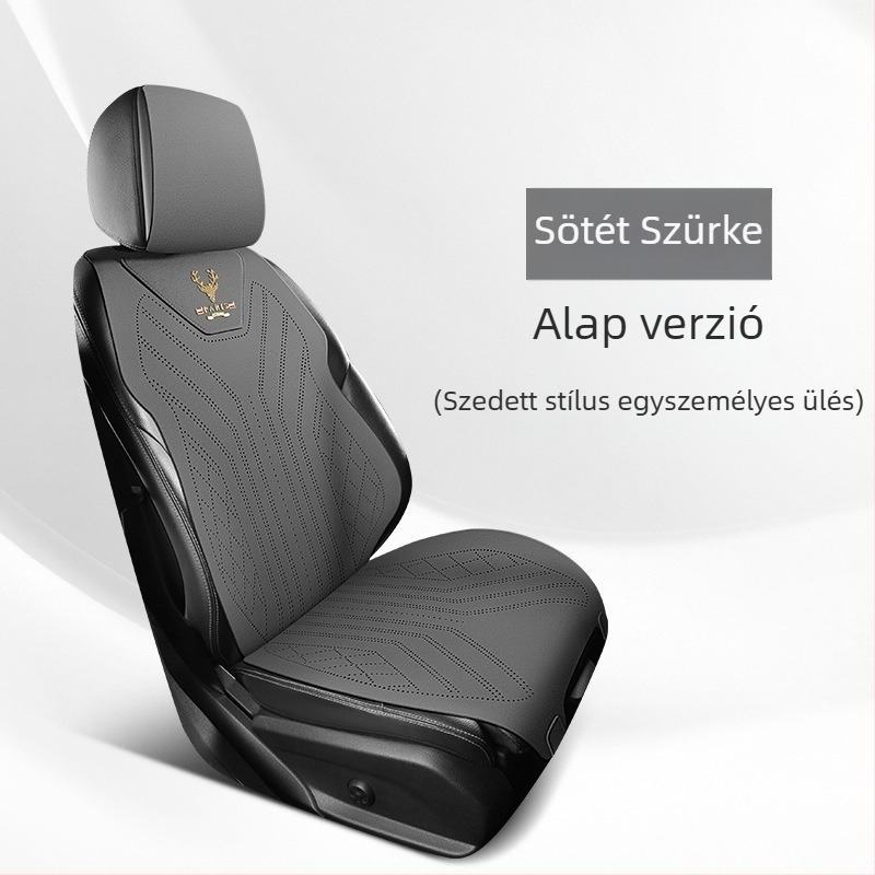 Autóülés huzat készlet, három darabos, bársonyos poliészter felülettel, keskeny derekú stílus, minden évszakra