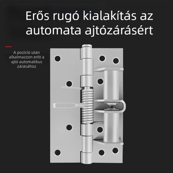 Rejtett ajtózáró pánt fa ajtókhoz - automatikus zárás, 90° pozíció, vas konstrukció