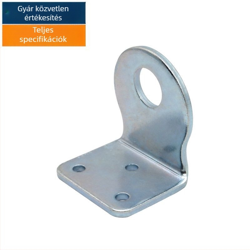 Vas ajtózár L-alakú, 90°-os szög, modern minimalist stílus