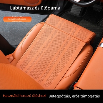 Autó láb- és ülésalátét, integrált két részes készlet, sík alak, memóriahab, PVC felület, egész éves kényelem