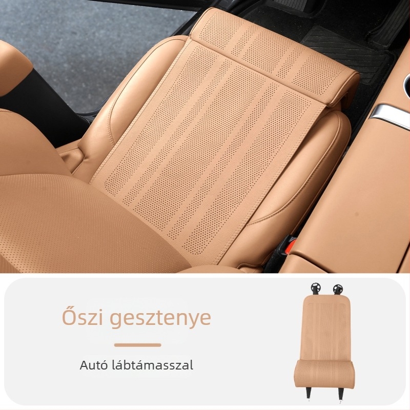 Autó láb- és ülésalátét, integrált két részes készlet, sík alak, memóriahab, PVC felület, egész éves kényelem