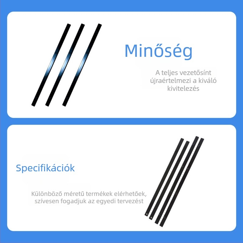 Függöny síncsatlakozó — kompatibilis egyenes, görbe és négyzet alakú sínekhez; modern minimalist stílus