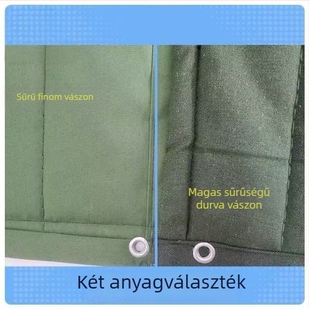 Mágneses ajtófüggöny Oxford anyagból – hidegtároláshoz; melegen tart, napvédő és porvédő funkció; szerelés kampó-típusú sínes vezetőn, oldalsó rögzítés