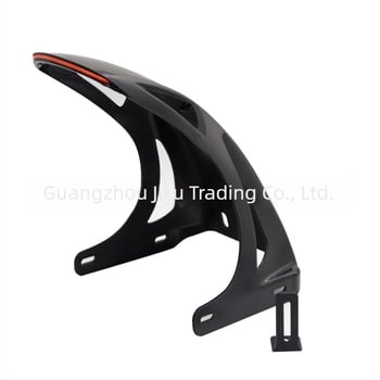 Fényes első sárvédő motorkerékpár/elektromos járműhöz – műanyag, vastagodott kialakítás, JK luminous front section modell