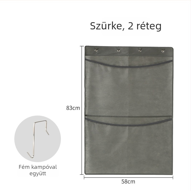 Játékok tároló függő táska — többszintű falra szerelhető kijelzőállvány, összecsukható háló, nem szőtt anyag