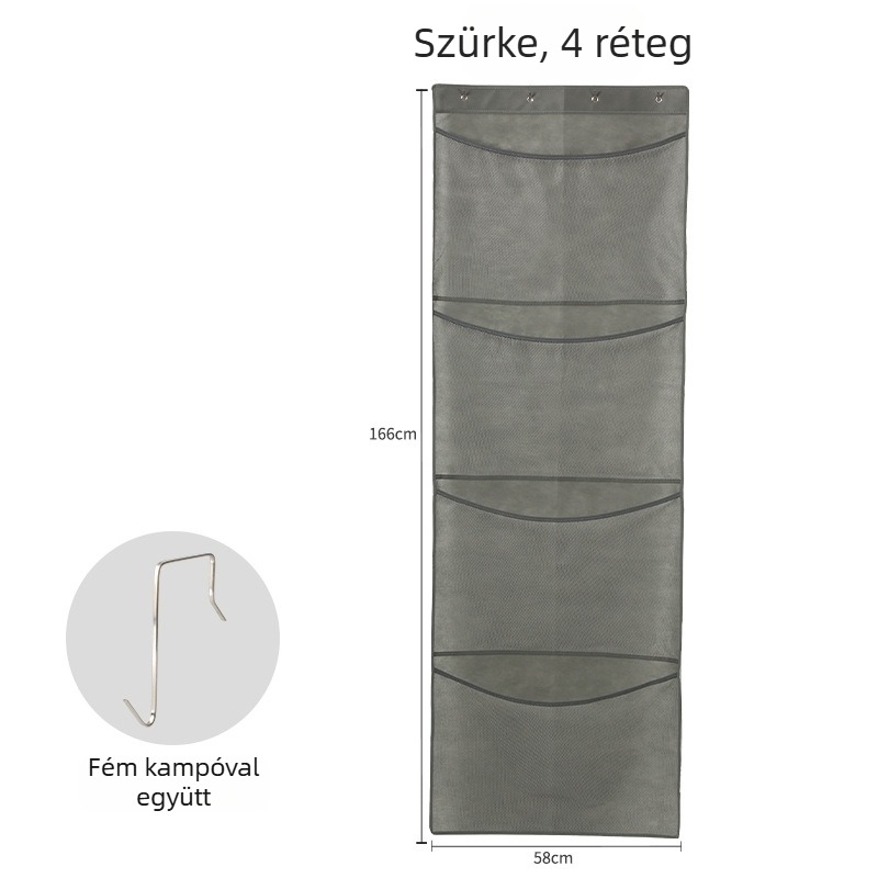 Játékok tároló függő táska — többszintű falra szerelhető kijelzőállvány, összecsukható háló, nem szőtt anyag