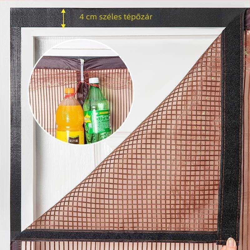 Ajtóhálós függöny, modern minimalist stílus, ideális nappaliba, hálószobába és étterembe