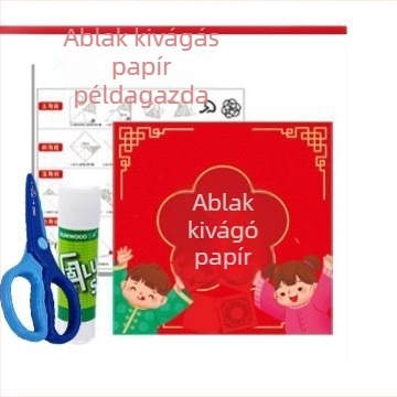 Ablakrács papírral kivágott minta gyerekeknek DIY – anyag: papír, csomagolás: Opp zacskó, kategória: ablakrácsok