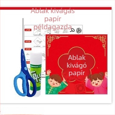 Ablakrács papírral kivágott minta gyerekeknek DIY – anyag: papír, csomagolás: Opp zacskó, kategória: ablakrácsok