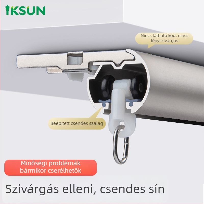 WR491 Lower Slide – Függönycsatorna és rúd rendszere, alumínium ötvözet, Yi Kaixuan IKSUN márka, modern minimalista stílus