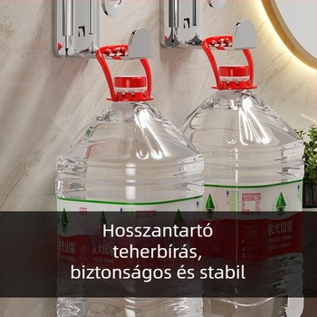 Rozsdamentes acél mosdó- és fürdőszobai tároló akasztó (Model 985, Anyag: Rozsdamentes acél, Felületkezelés: Egyéb)
