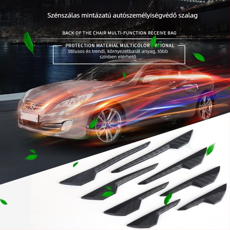 Autóajtó élvédő csík - DI Paul YX-2024, lágy PVC, univerzális illeszkedés, 72 g