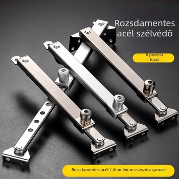 Ablak-támasz rozsdamentes acélból — modern minimalista design