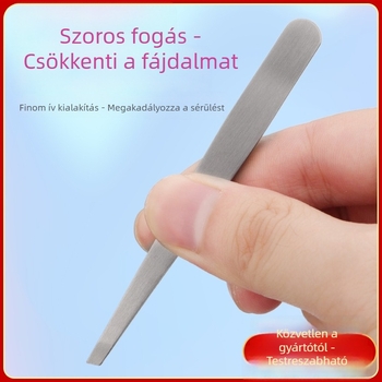 Szemöldökcsipesz készlet tükrös ABS dobozban, rozsdamentes acélból készült csipeszek szemöldökhöz és szakállhoz, szemöldök formázó segédeszköz (Márka: Bejue; Eredet: Yangjiang; Anyag: Rozsdamentes acél + ABS; Kategória: Szemöldökcsipesz)