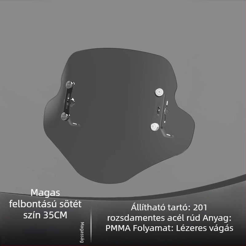 Afr Suzuki Uy elektromos robogóhoz – Elülső szélvédő-emelőlemez, vastagabb előlap, módosítási kiegészítő