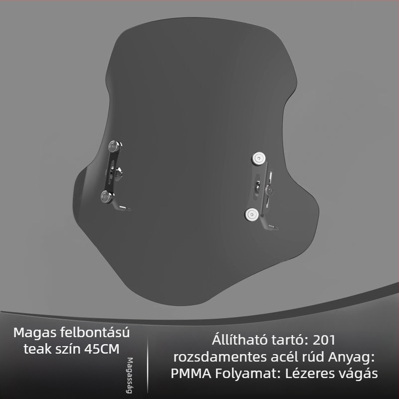 Afr Suzuki Uy elektromos robogóhoz – Elülső szélvédő-emelőlemez, vastagabb előlap, módosítási kiegészítő