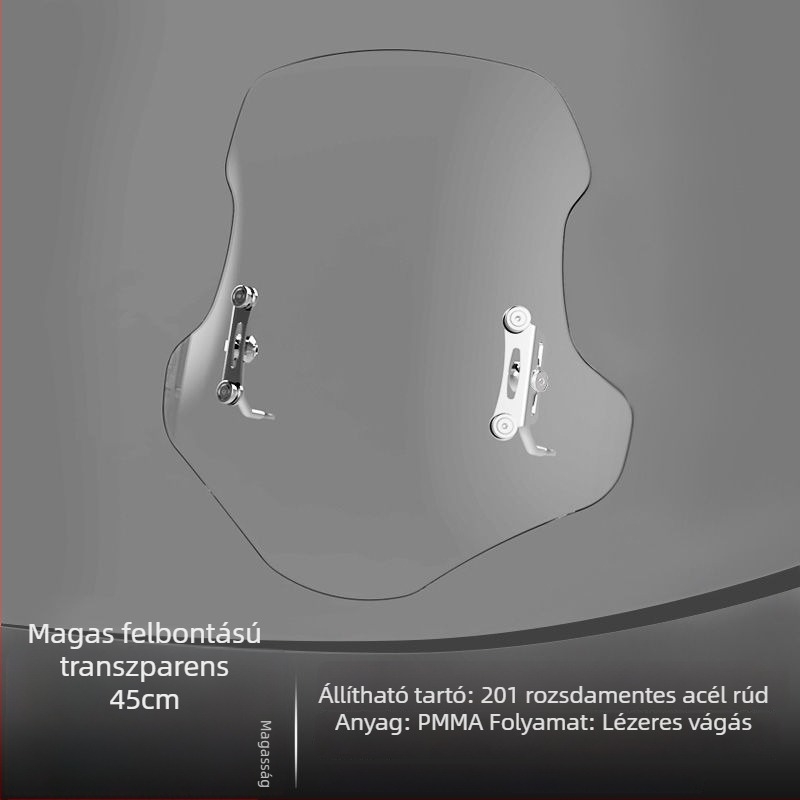Afr Suzuki Uy elektromos robogóhoz – Elülső szélvédő-emelőlemez, vastagabb előlap, módosítási kiegészítő