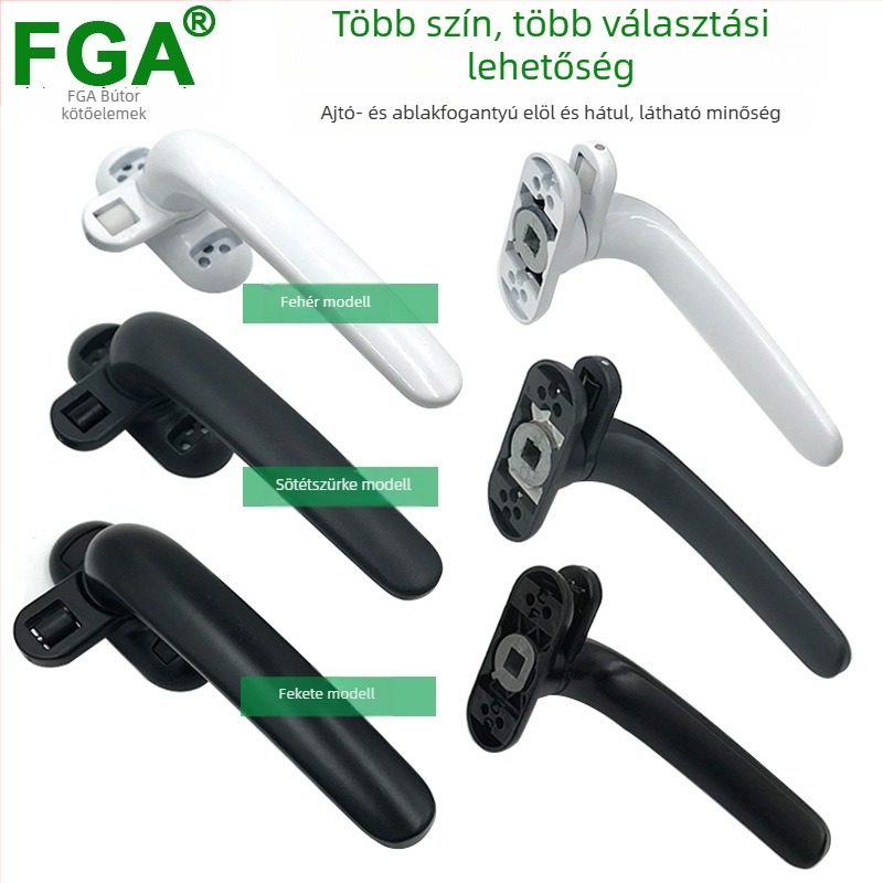 Alumínium ötvözet ajtó- és ablakfogantyú, kézi működtetésű, modern minimalist design, testreszabható gyártás, licencelt magáncímke