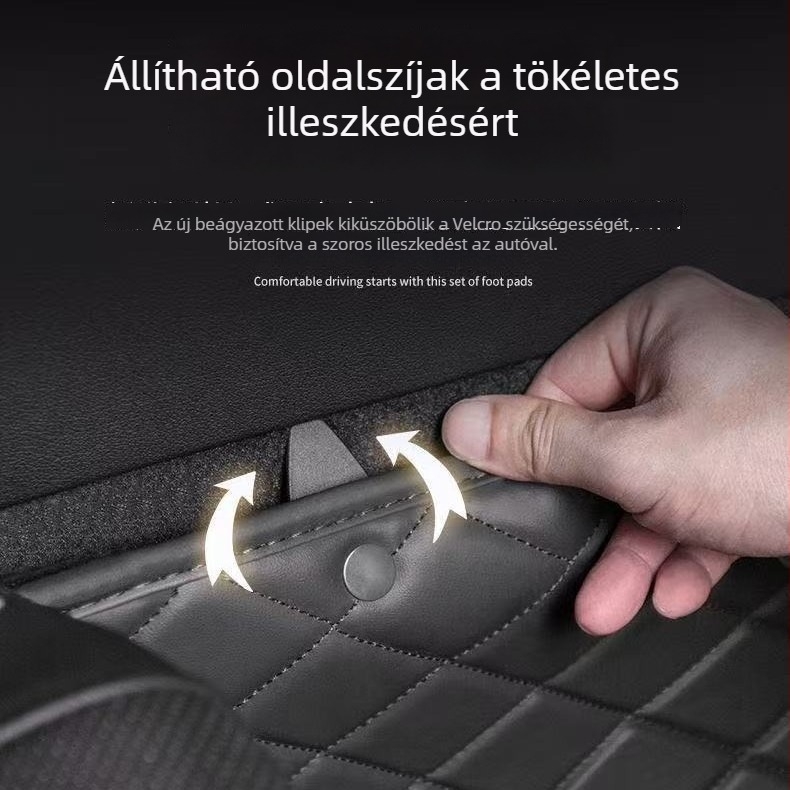 Autópadló szőnyegek - bőr, Xianglu márka, dedikált modellhez, kopásálló bőr