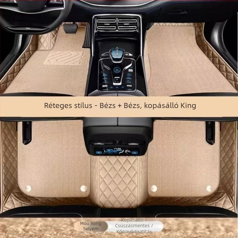 Autópadló szőnyegek - bőr, Xianglu márka, dedikált modellhez, kopásálló bőr