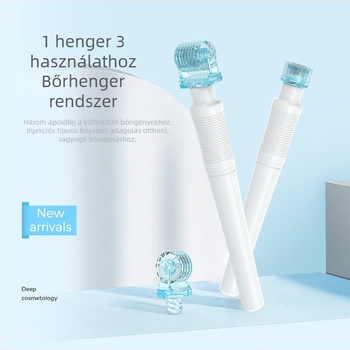 UHOOMA 3-in-1 mikrotű roller, 64 tű, hidratáló szépségápolási eszköz