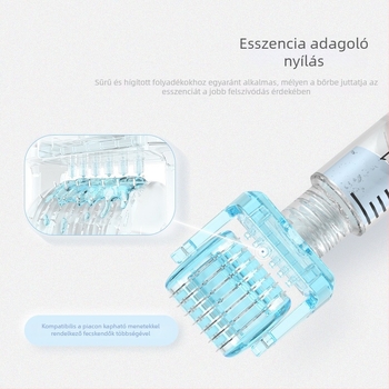 UHOOMA 3-in-1 mikrotű roller, 64 tű, hidratáló szépségápolási eszköz