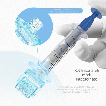 UHOOMA 3-in-1 mikrotű roller, 64 tű, hidratáló szépségápolási eszköz