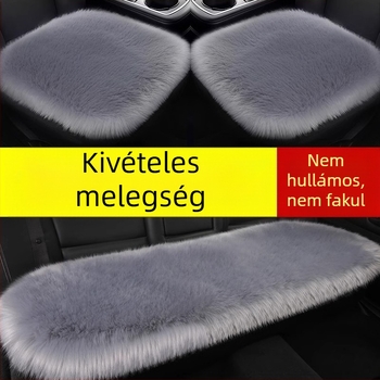 Téli autóülés párna – bolyhos poliészter felület, töltet Más, magáncímkés licencelhető, testreszabás elérhető