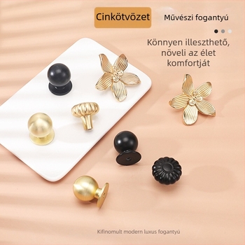 Szekrény– és ruhásszekrény ajtóhoz tartó – egylyukú, cinkötvözet, galvanizálás + vágás, megfizethető luxus
